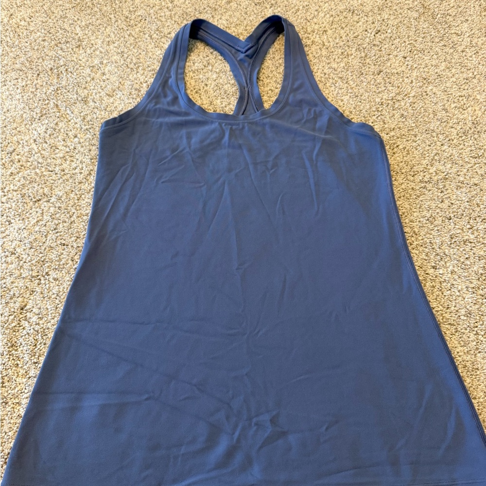 Lululemon size 12 Blue Cool Racerback Tank Top